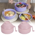 thumbnail image 2 of Dinnerware Sets Clearance! Ramen Bowl Set Microwave Ramen Cooker Instant Noodles Bowl With Chopsticks Rapid Ramen Noodles For College Dorm Room Dishwasher, 2 of 9