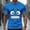 Blue, variant on Men's Funny Elderly T-shirt Short Sleeved T-shirt Round Neck Shirt Casual Daily Street Top Men's Top