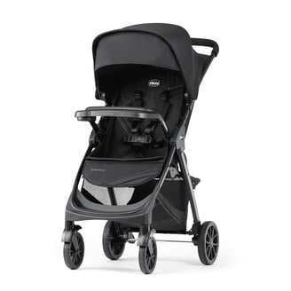 Chicco BravoFor2 Standing/Sitting Double Stroller - Iron (Black