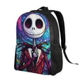 thumbnail image 2 of Goofa The Nightmare Before Christmas Pattern Large Capacity Backpack – Padded Laptop Compartment, Ergonomic Design for School, Work, Travel, and Outdoor Activities, 2 of 8