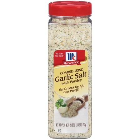 McCormick Coarse Grind Garlic Salt With Parsley, 28 (Best Way To Grind Spices)