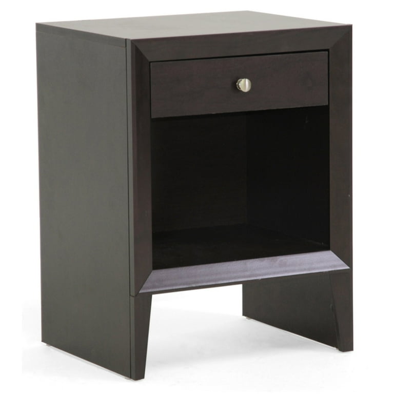 Baxton Studio Leelanau Brown Modern Accent Table and Nightstand Baxton Studio Leelanau Brown Modern Accent Table and Nightstand