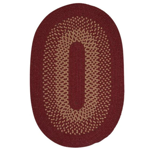 Colonial Mills MD74R084X084 7 ft. Madison Wool Blend Round Area Rug, Holly Berry