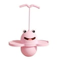thumbnail image 2 of Pogo con mango, pelota que rebota Pogo, juego deportivo, pelota que rebota de coordinación de equilibrio para niños, niñas y adultos, grandes Rosa, 2 of 8