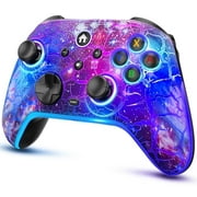 Switch Controller for Nintendo Switch/OLED/Lite,ZRZLMVP Wireless Switch Pro Remote for PC/IOS/Android with Turbo Function,1200mAh，Starry Sky purple