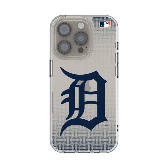 Detroit Tigers Linen Logo iPhone Clear Case