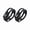 Lock Black*2, variant on 2 PCS Bike Seat Post Clamp 28.6/31.8/34.9mm Seat Tube Clip Bicycle Aluminum Quick Release Clamp Ring,MTB Mountain Bike/Road Bike/Ebike/Scooter