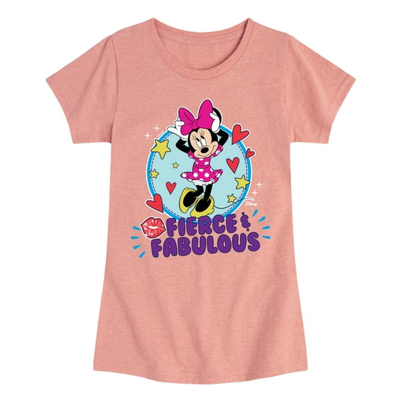 Disney - Fierce And Fabulous - Toddler & Youth Girls Short Sleeve Graphic T-Shirt