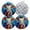 Black2884, variant on 4 PCS Pot Holders for Kitchen,Potholders Sets with Hook for Oven,Cooking,Baking,Oil - Painted Horses In Flower - Filled Meadow