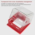 thumbnail image 4 of Push Button Switch Protector Waterproof Transparent Emergency Stop Button Switch Cover Guard for Industry, 4 of 5