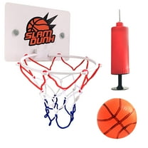 Yibooy Mini Basketball Hoop Set Basketball Hoop with Ball and Pump for Kids Youth Adult