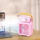 thumbnail image 4 of Mini ventilador portátil ZJT250125994 | Ventilador silencioso recargable por USB de 3 velocidades con nebulizador de agua | Enfriador de aire personal compacto y ligero para uso en exteriores e, 4 of 5