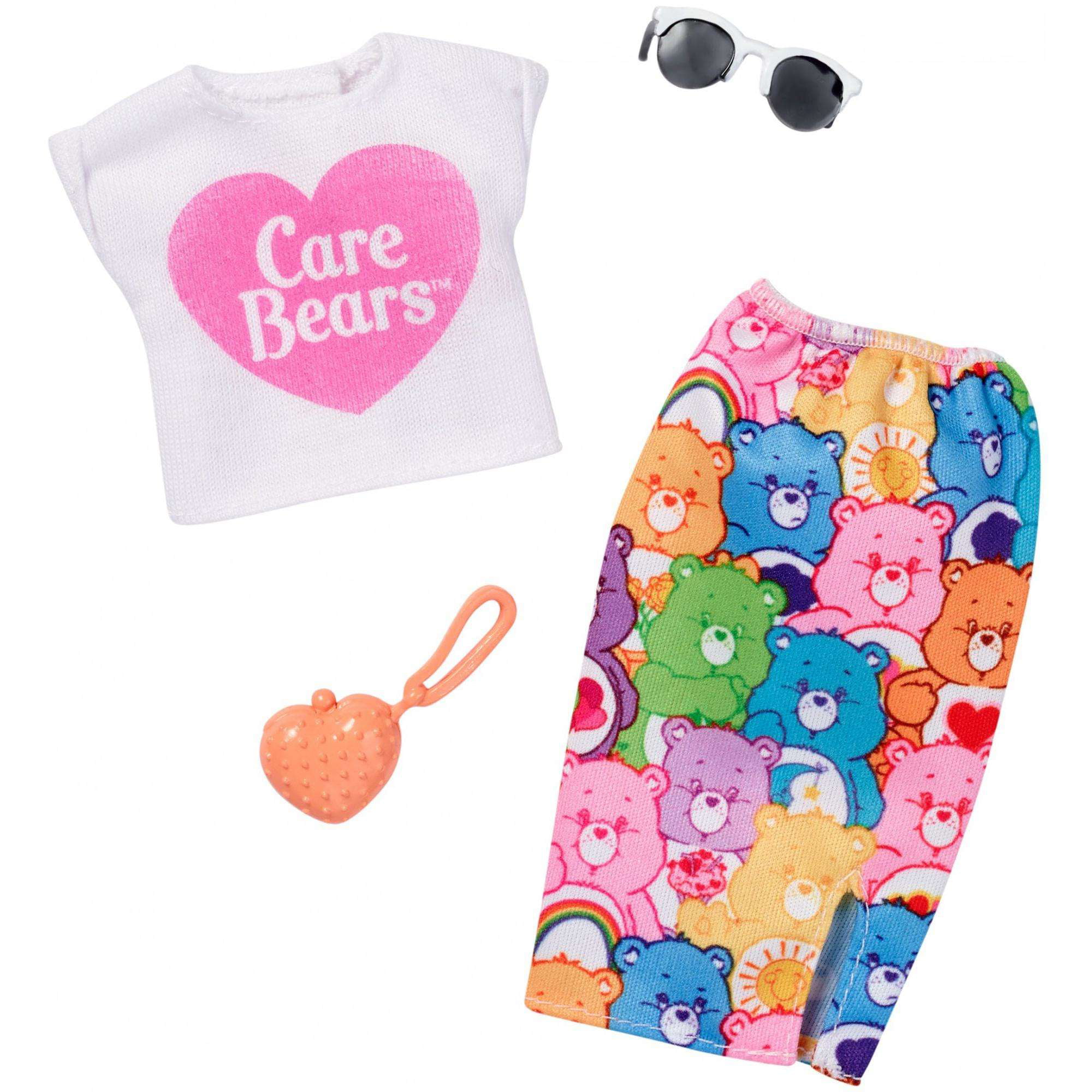 Barbie Care Bears Fashion Tops lot of 4 