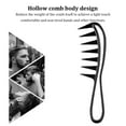 thumbnail image 3 of Qarigey Cepillo de pelo de anchos ABS, reemplazo de mano portátil, accesorios de cepillos de peluquería para salón hueco Cuidado del cabello Negro Qarigey  CE015588-01, 3 of 6