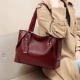 thumbnail image 5 of Genuine Leather Hobo Tote Bag, Women's Grainy Shoulder Handbag Purse, 5 of 12