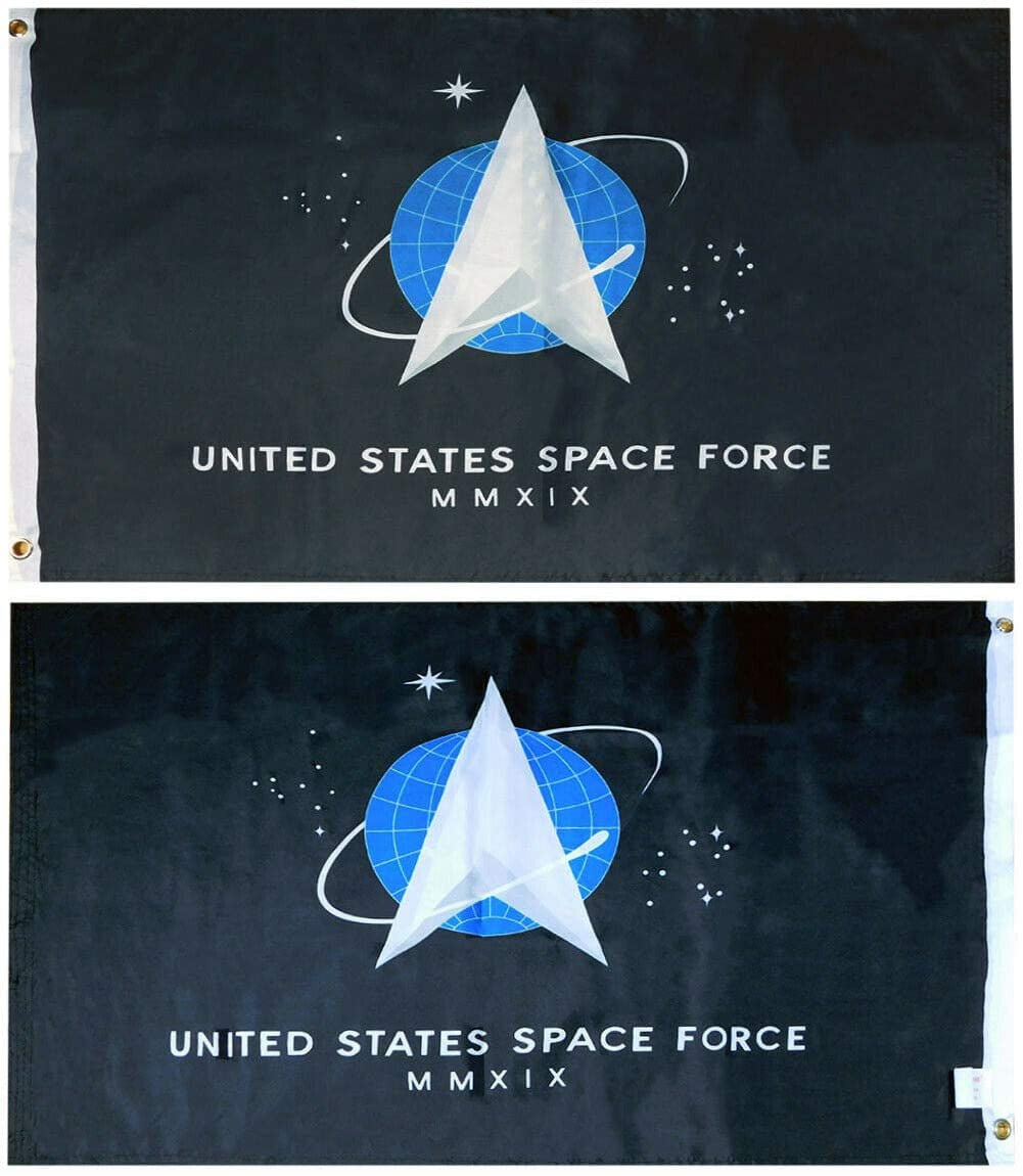 United States Space Force Double Sided 100D Woven Poly Nylon 2x3 2'x3' Flag 