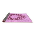 thumbnail image 2 of Ahgly Company Indoor Rectangle Medallion Pink Traditional Area Rugs, 8' x 12', 2 of 4