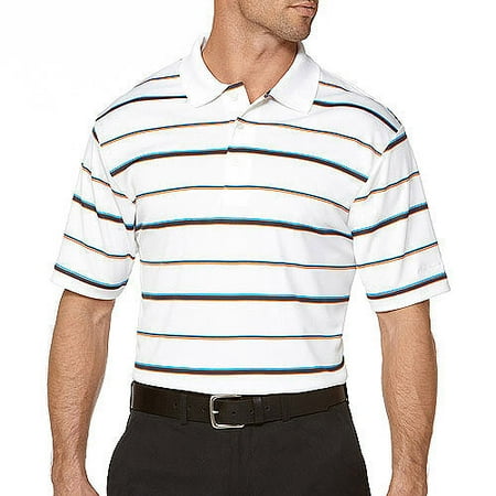 Ben Hogan Big Men's Short Sleeve Print Stripe Polo