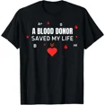 thumbnail image 1 of Blood Donor Hero Gift Health Awareness Medical Graphic Unisex T-Shirt, 1 of 4