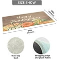thumbnail image 3 of SKYSONIC Thanksgiving Pumpkins Soft Runner Rug Washable Non-Slip Room Rug Hallway Rug Runner for Entryway,Hallway,Bathroom,and Kitchen,39x20In, 3 of 7
