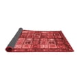 thumbnail image 2 of Ahgly Company Indoor Square Abstract Red Modern Area Rugs, 7' Square, 2 of 4