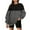 Gray, variant on RQYYD Gradient Tie Dye Oversized Crewneck Sweatshirts for Women Long Sleeve Color Block Sweater Casual Loose Winter Striped Pullover Tops Black S
