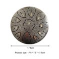 thumbnail image 4 of WDOplteas Tongue Drum Instrumento Percusión Tambor Acolchada Tambor Mano (Plata), 4 of 9