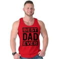 thumbnail image 4 of Cool Best Dad Ever Father's Day Tank Top Sleeveless Tee Men Brisco Brands S, 4 of 6