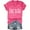 Hot Pink, variant on Women's Casual V-Neck Short Sleeve Tops Basic Solid Color Layering Tee Shirts, Hot Pink S