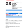 thumbnail image 2 of Rear Brake Shoe Set - Compatible with 1996 - 2000, 2003 - 2007 Chrysler Town & Country FWD 1997 1998 1999 2004 2005 2006, 2 of 2