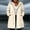 Beige, variant on Women Rain Jacket with Hood And Pockets Waterproof Long Sleeve Windproof Zipper Drawstring Windbreaker Fashion Outdoor Autumn Winter Outwear