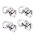 thumbnail image 1 of Rivets en Métal 4 Pcs Anneau Vis Rivets Anneau Bricolage Cuir Méticuleusement Conçu, 1 of 8