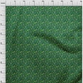 thumbnail image 4 of oneOone Viscose Chiffon Green Fabric Asian Japanese Floral Sewing Material Print Fabric By The Yard 42 Inch Wide, 4 of 4
