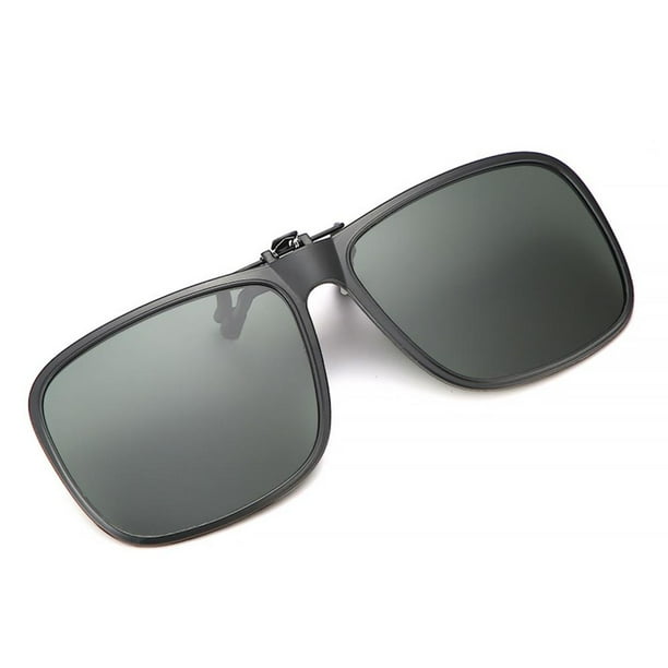 4 Pairs Polarized Clip on Sunglasses Flip Up Square Sunglasses
