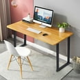 thumbnail image 6 of 28 Inch Metal Desk Table Legs, Heavy Duty Industrial Style Dinning Table Leg with Adjustment Feet Pads, 6 of 14