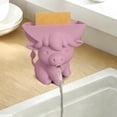 thumbnail image 4 of Funny Cow Sponge Kitchen Sink Sponge Stand Keeps Your Sponge Dry Cute Cow Countertop Sponge Organizer Multiple Colors Available, 4 of 8
