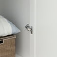 thumbnail image 2 of WIAWG Wardrobe Armoire Armoire Penderie à 3 Portes avec Tringle Blanche, 2 of 7