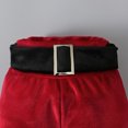 thumbnail image 4 of Conjunto de ropa navideña para niñas encantadoras, disfraz de Papá Noel de terciopelo coral con part Meterk Rojo/90yd, 4 of 7