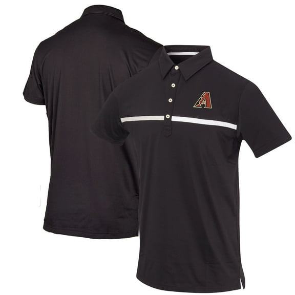Men's Black Arizona Diamondbacks Color Blocked Stretch Polo