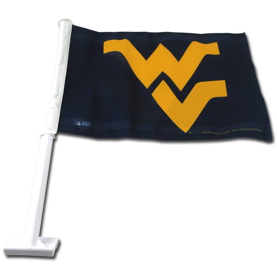 NCAA West Virginia Car Flag - Generic Brand
