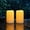 D3"xH5"5", variant on Dusk to Outdoor Flameless Candles with Auto Light Sensor, Flickering LED Pillar Candles, Operated Candles Lanterns, Porch, Patio, Garden Decor, 3"x6", Set of 2