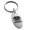 Silver, variant on Stainless Steel Pirate Skull & Cross Swords Engraved Small Oval Charm Keychain Keyring