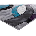 thumbnail image 3 of MDA Home Orelsi Gray/Blue Contemporary Polypropylene Area Rug - 5'2" x 7'5", 3 of 4