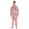thumbnail image 3 of FORMRS Onesies Pajama for Adults Unisex Hoodie Winter Jumpsuit One Piece Sleepwear, Sizes S-2XL, Pink Gingerbread House, 3 of 7