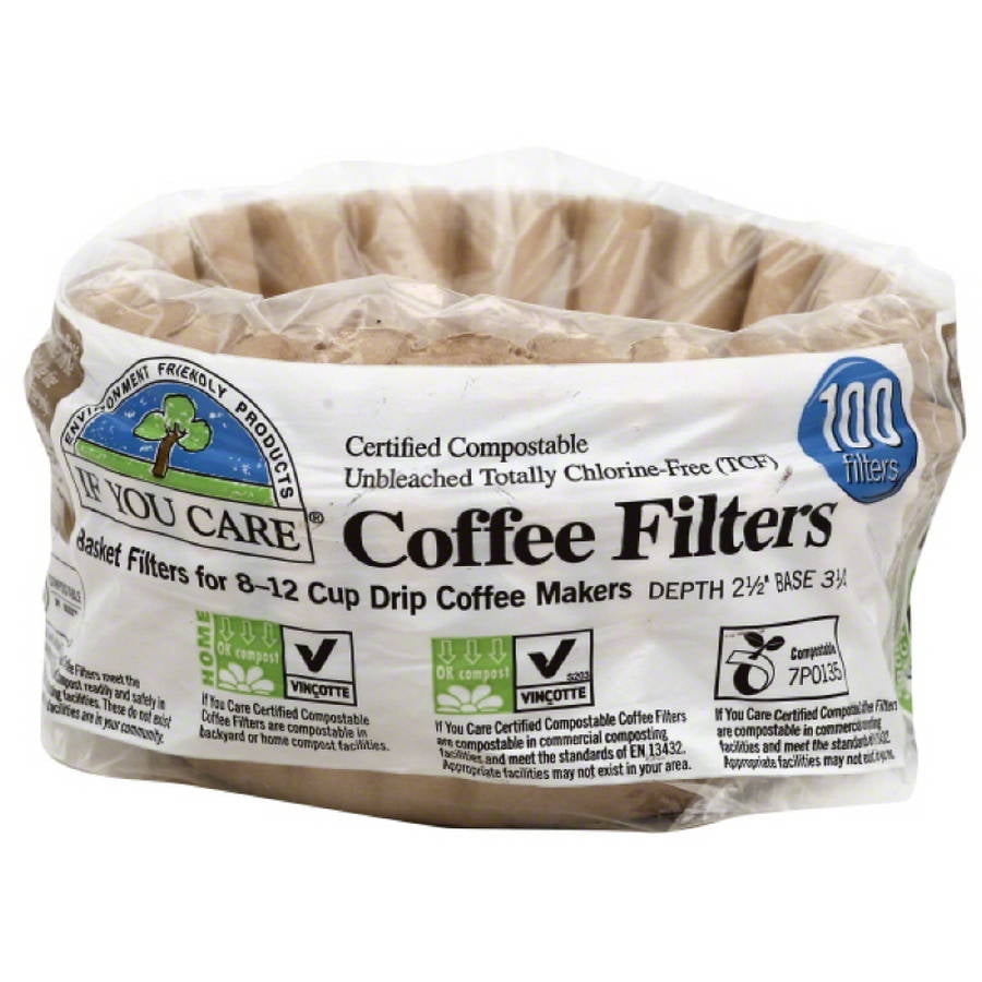 If You Care Compostable Coffee Filters, 100 count, (Pack of 12