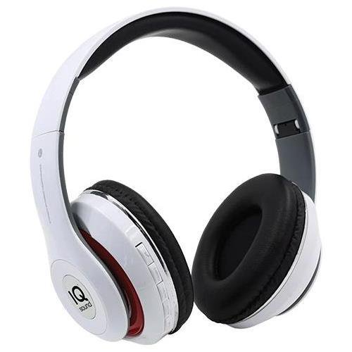 Supersonic IQ130BTWHT IQ Sound Bluetooth Wireless Headphones and Mic