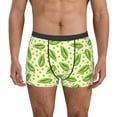 thumbnail image 2 of Bingfone Green Peas Men's Underwear - Casual Stretch Boxer Briefs-Medium, 2 of 7