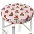 thumbnail image 3 of Vsdgher German Shepherd Dog Print Stool Covers Round,Stretch Round Stool Covers Washable Stool Cushion Slipcover Elastic Chair Covers for 12-14 Inch Chair, 3 of 7