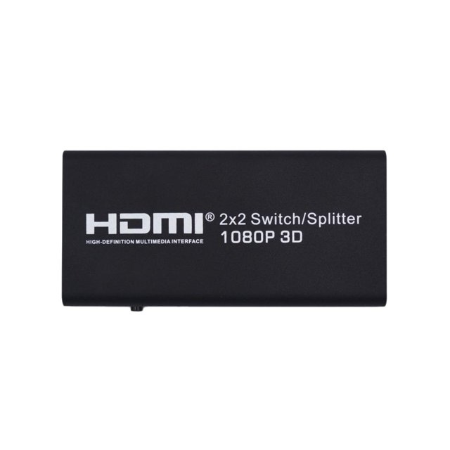 Interruptor 2 en 2 salidas Selector Caja de concentrador divisor para Enchufe . UU. Hugo Conmutador remoto