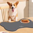 thumbnail image 4 of Alfombrilla de silicona para alimentación de mascotas, impermeable y antideslizante, diseñada específicamente para gatos y perros., 4 of 5